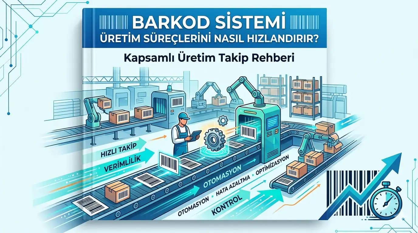Barkod Sistemi Üretim Süreçlerini Nasıl Hızlandırır? Kapsamlı Üretim Takip Rehberi