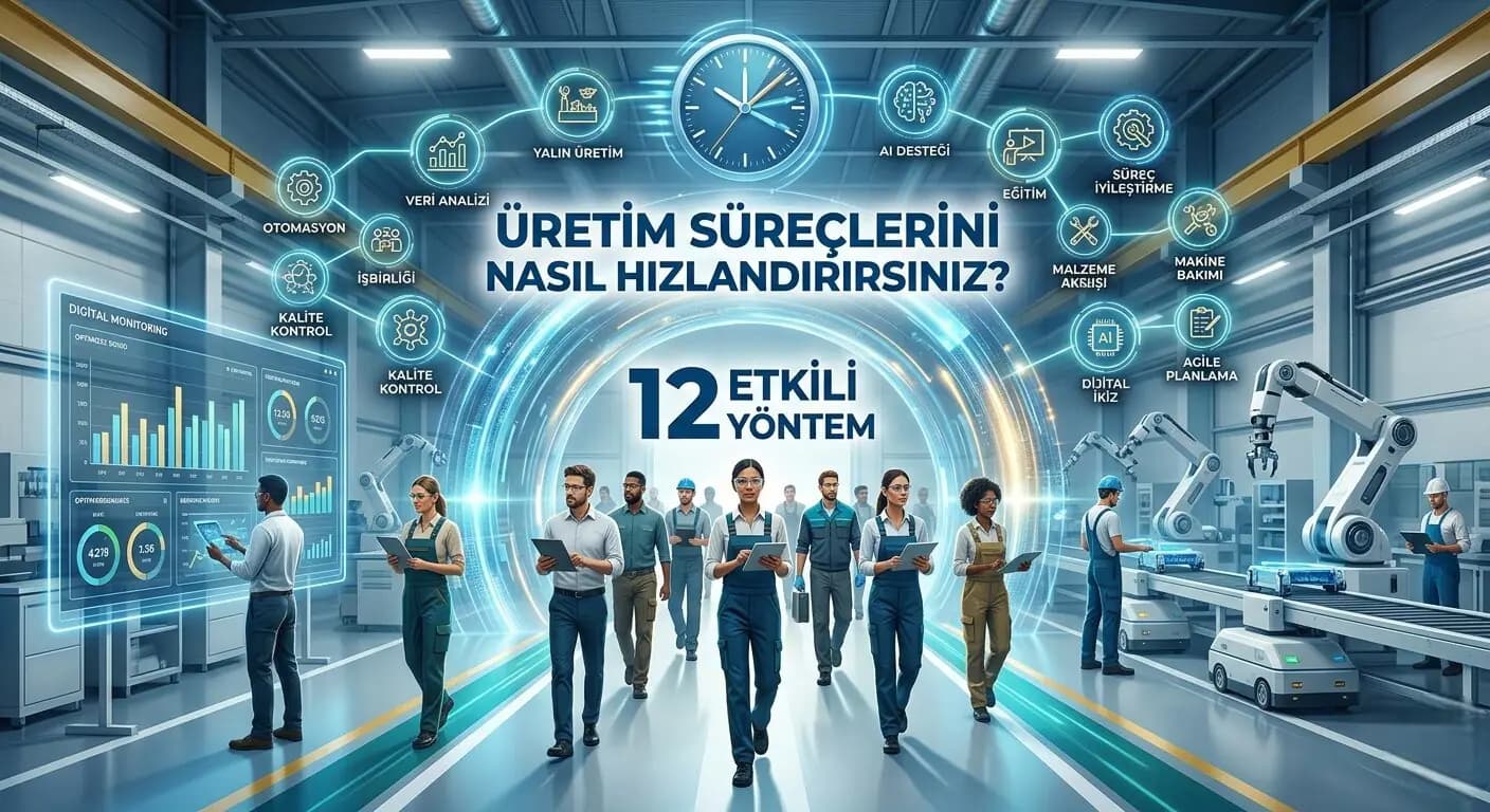 Üretim Takip Programı ile Üretim Süreçlerini Nasıl Hızlandırırsınız? 12 Etkili Yöntem