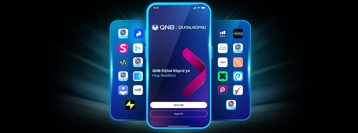 QNB Digital Bridge mobile and web app