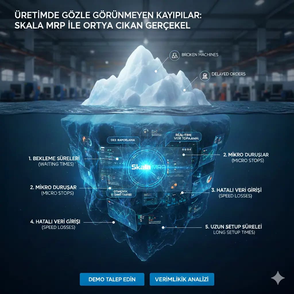 Görmediğiniz Kayıplar Kârınızı Eritiyor: Üretim Takip Programı ile Verimlilik ve Maliyet Kontrolü