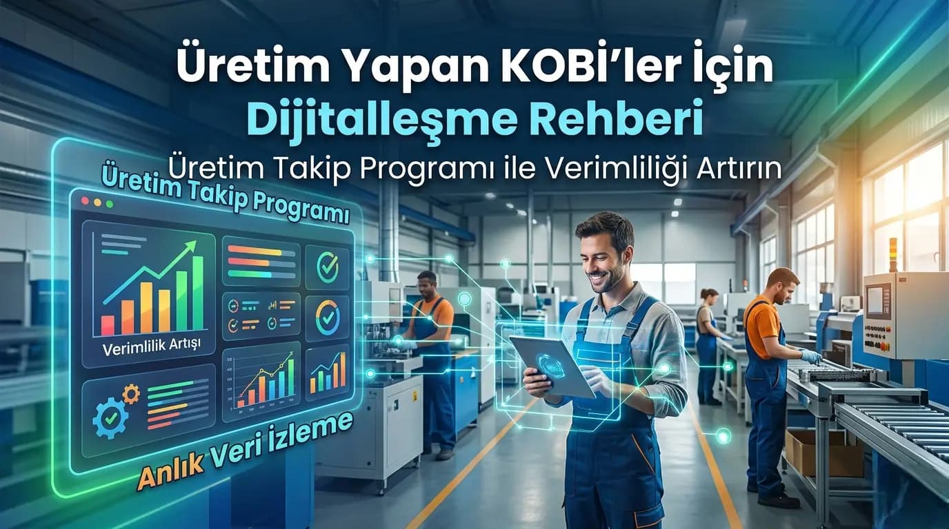 KOBİ’ler İçin Dijitalleşme Rehberi: Üretim Takip Programı ile Verimliliği Artırın