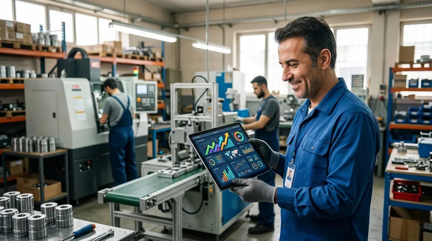 KOBİ’ler İçin Yapay Zeka Destekli Üretim Yönetimi Rehberi: Üretim Takip Programı ile Verimliliği Artırın