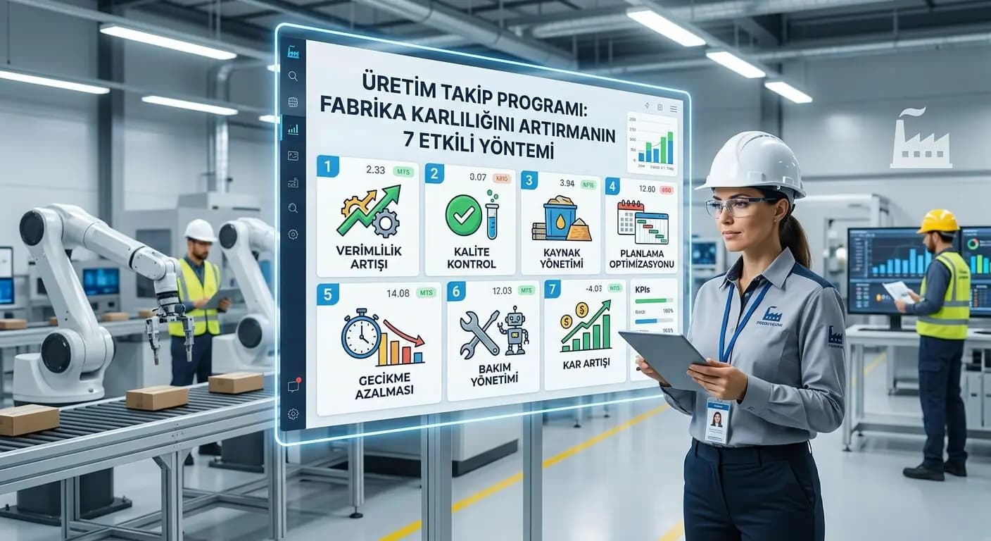 Üretim Takip Programı ile Fabrika Karlılığını Artırmanın 7 Etkili Yöntemi