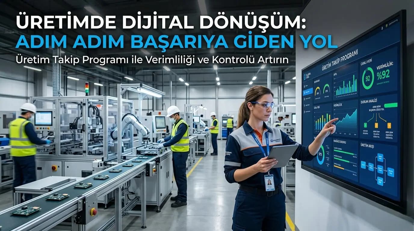 Üretim Takip Programı ile Üretimde Dijital Dönüşüm: Adım Adım Başarıya Giden Yol