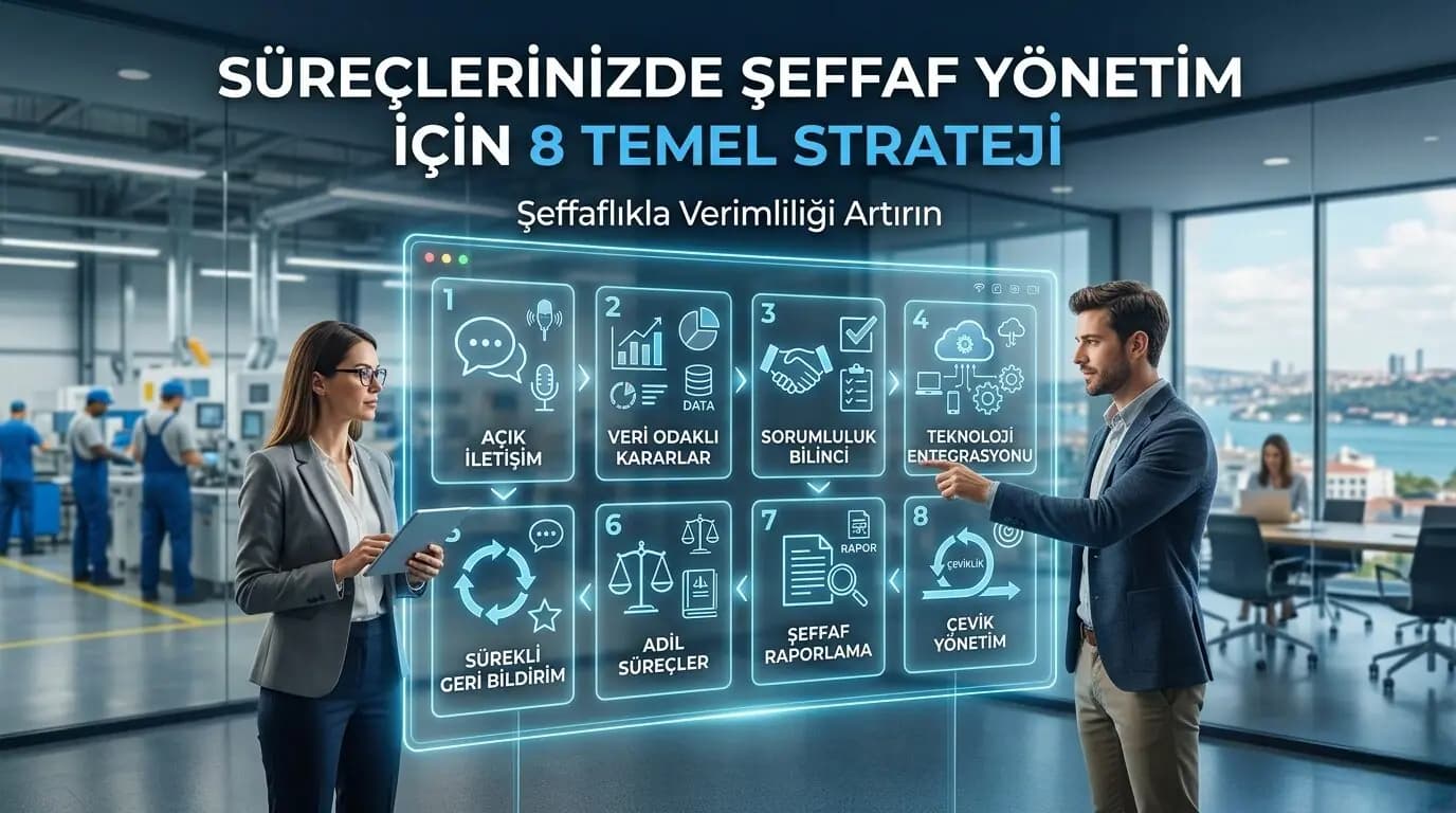 Üretim Takip Sistemi: Süreçlerinizde Şeffaf Yönetim İçin 8 Temel Strateji