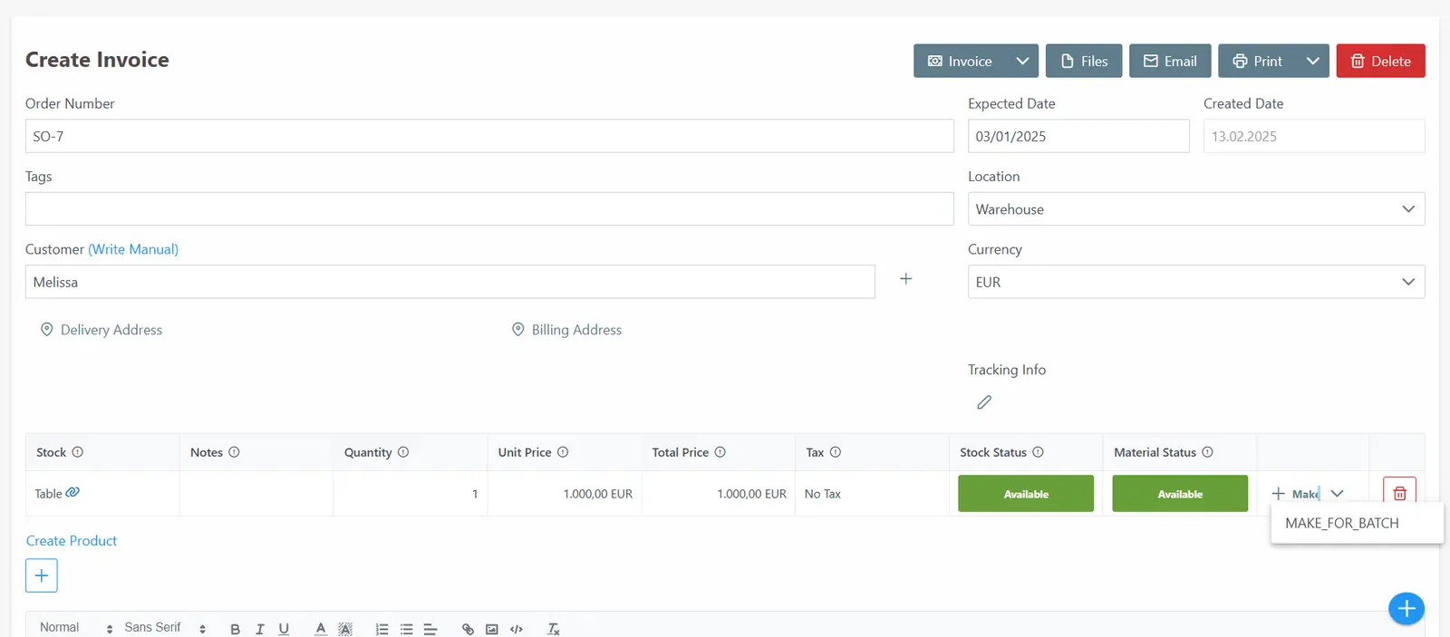 A Step-by-Step Guide to Creating Orders and Quotations