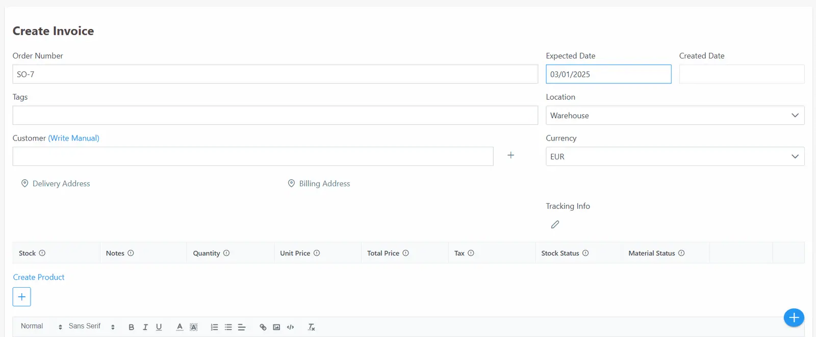 A Step-by-Step Guide to Creating Orders and Quotations