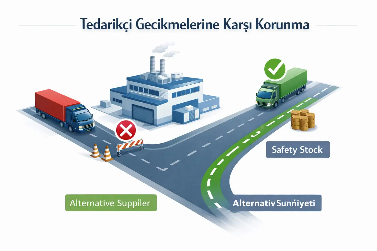 18.Tedarikçi Gecikmelerine Karşı Korunma