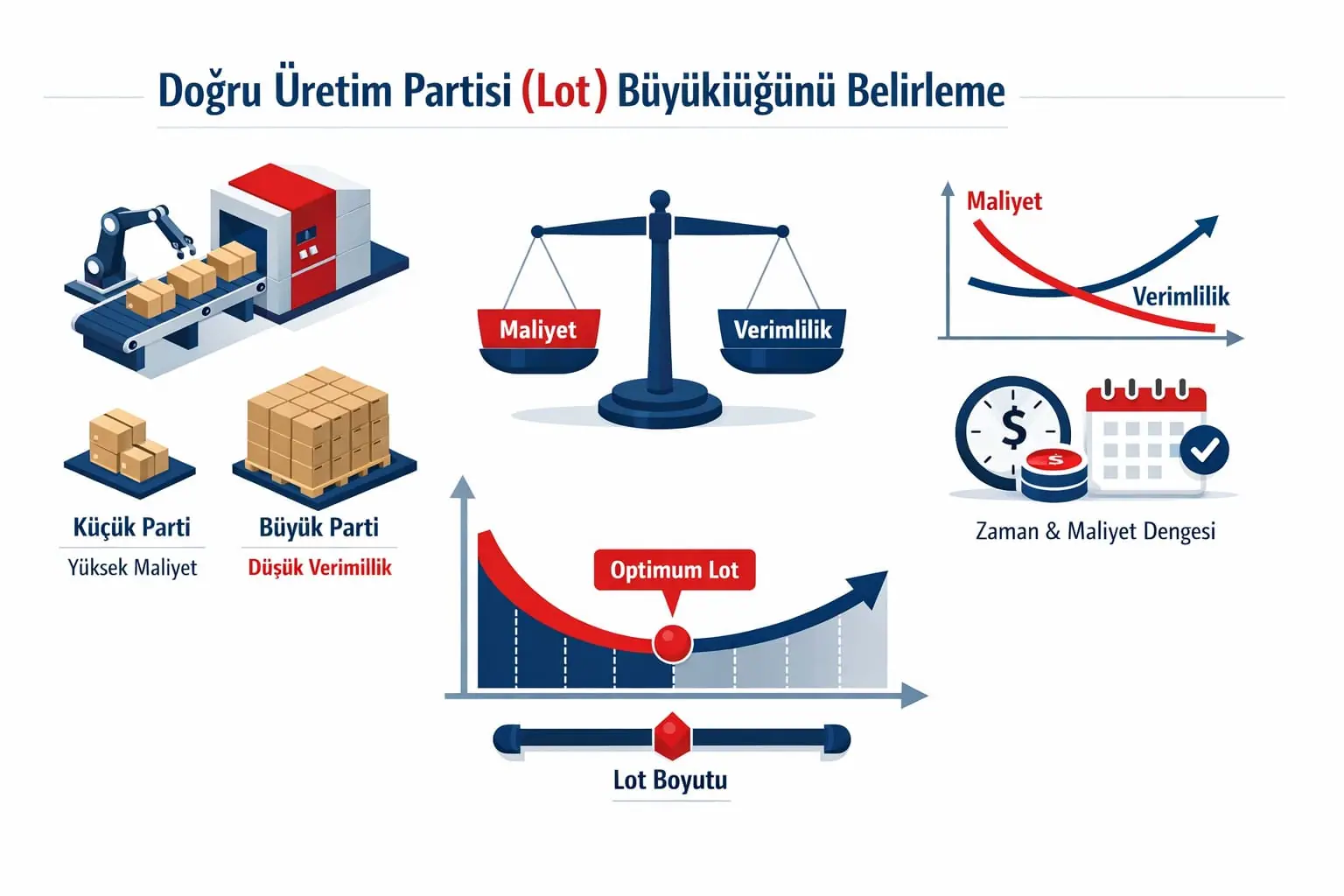 9.Doğru Üretim Partisi (Lot) Büyüklüğünü Belirleme