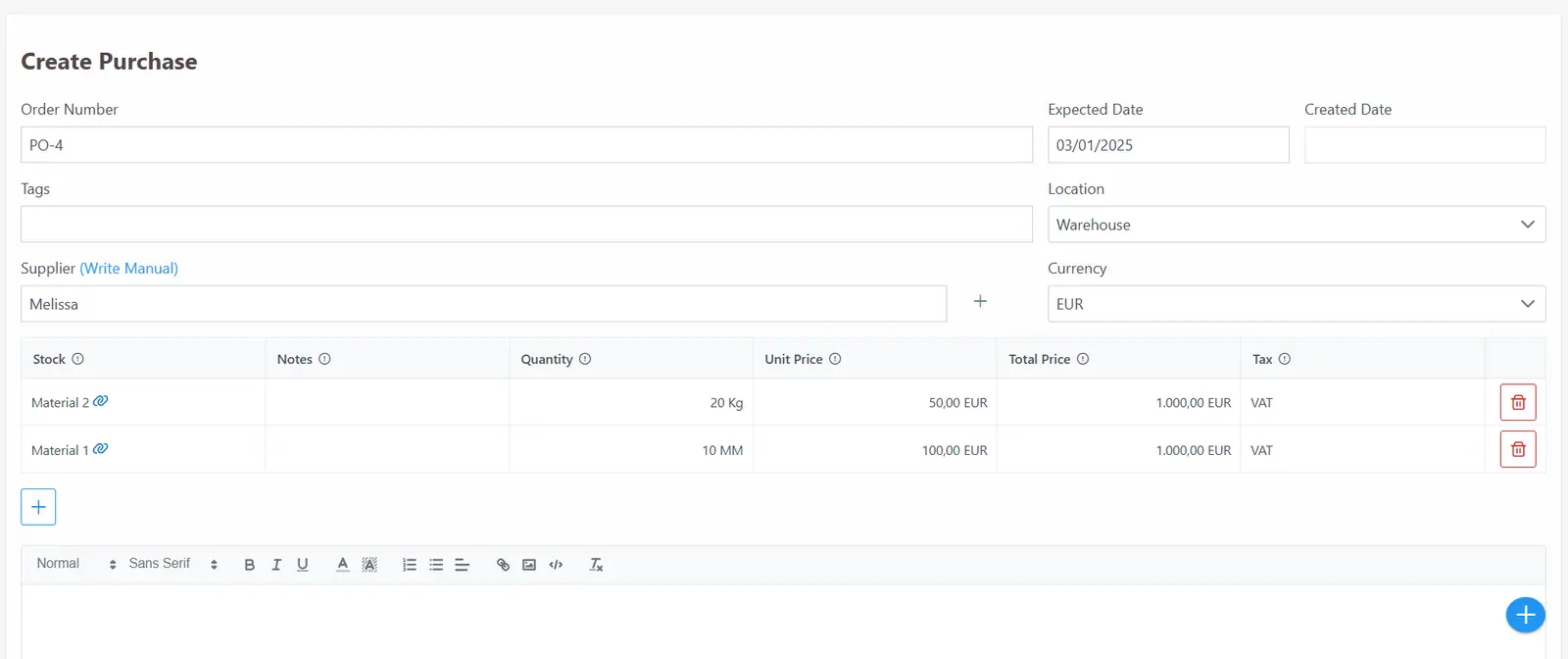 Create Purchases: Fast and Easy with Skala