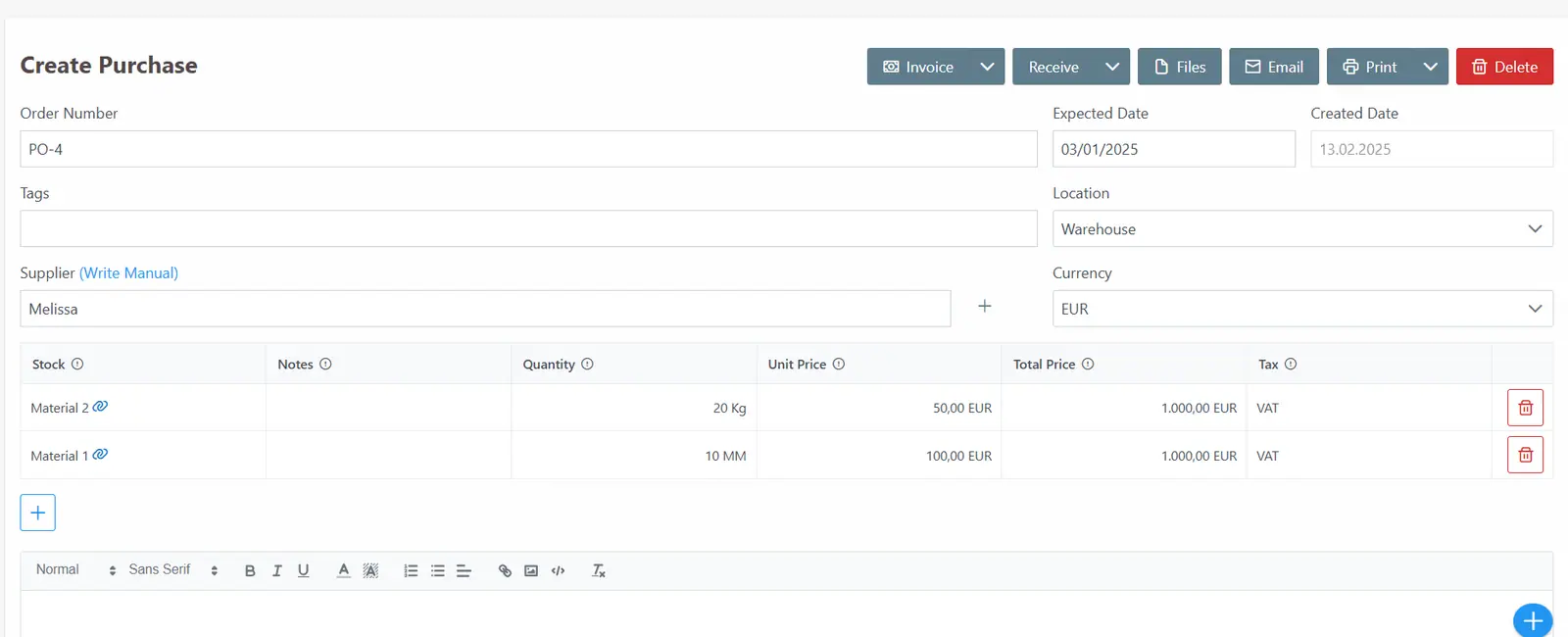 Create Purchases: Fast and Easy with Skala
