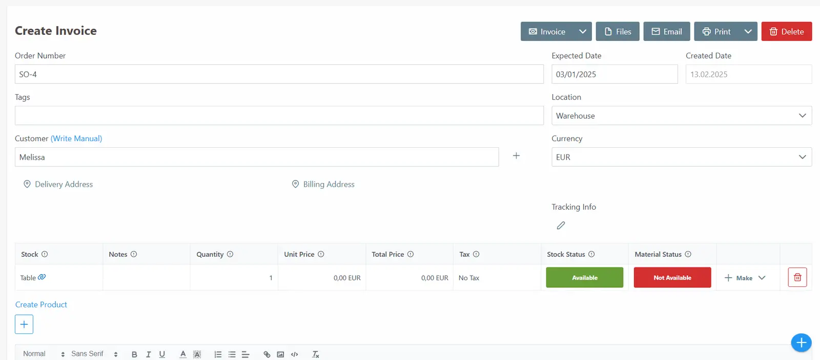 Creating a Work Order is Very Easy: How to Do It in Skala MRP?
