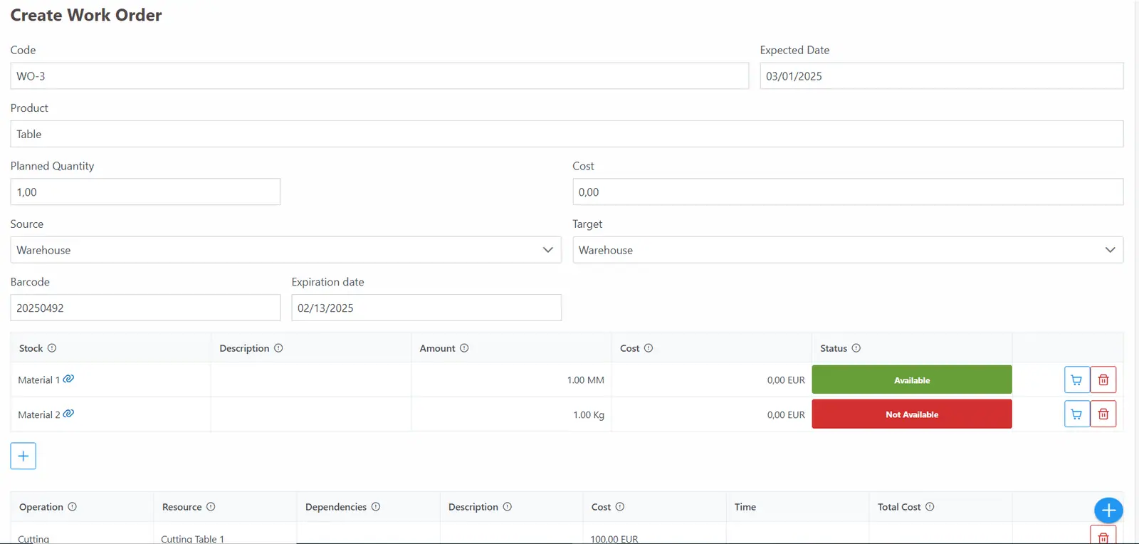 Creating a Work Order is Very Easy: How to Do It in Skala MRP?