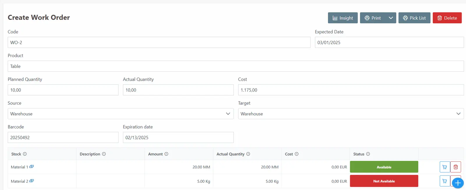 Easily Track Work Orders with the Work Orders Screen