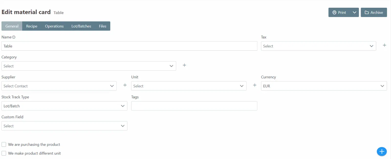 How to Create and Update Your Stock Cards in Skala MRP?