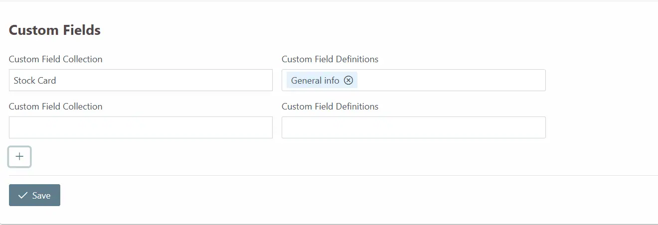 Custom Fields