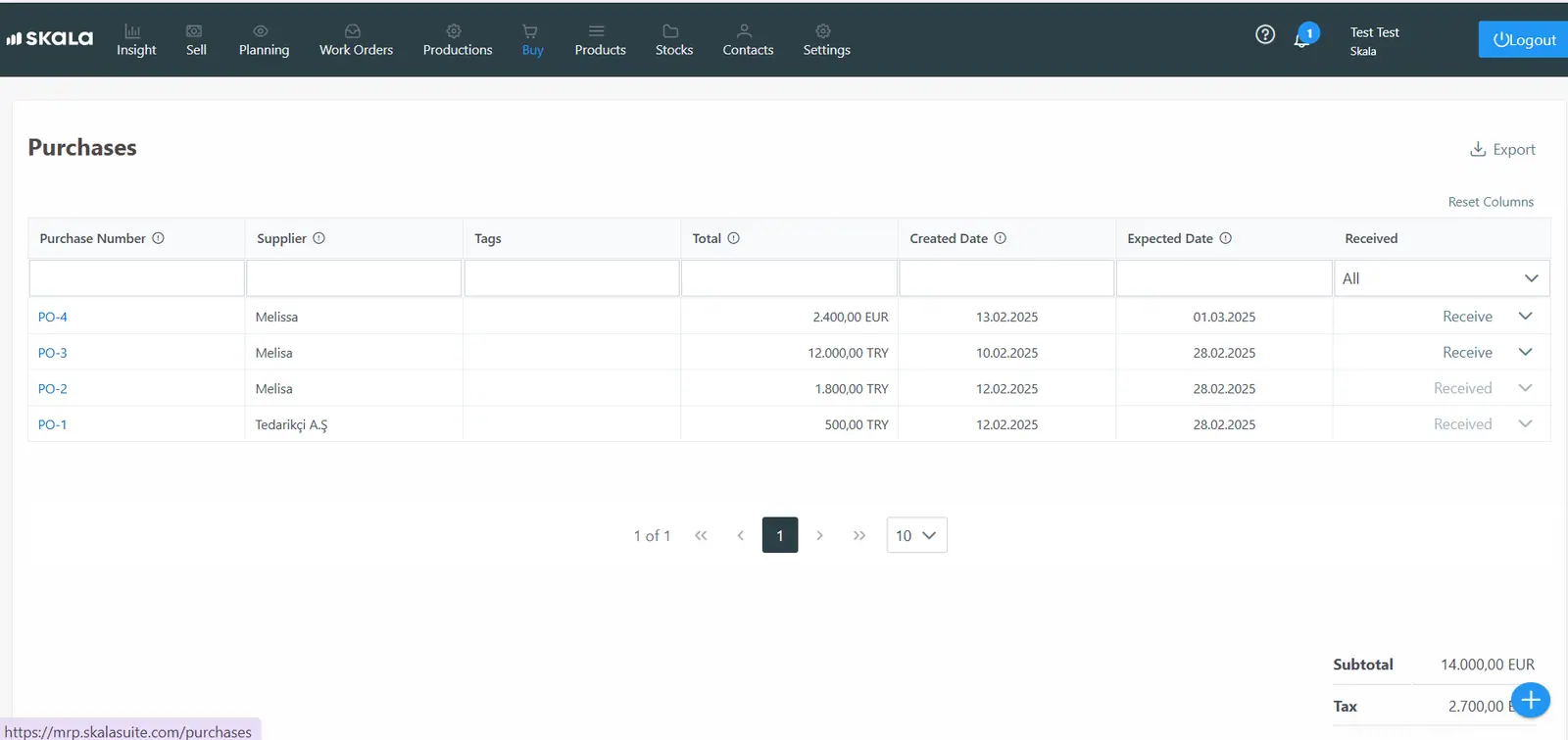 How to Use the Purchase Screen?