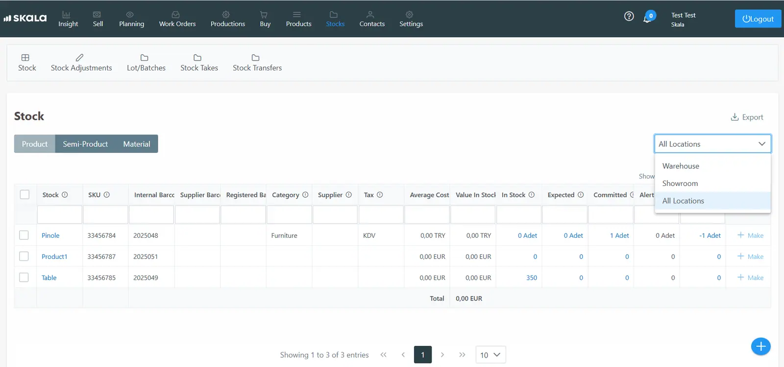 Quickly View and Edit Your Stocks with Skala: The Stocks Screen