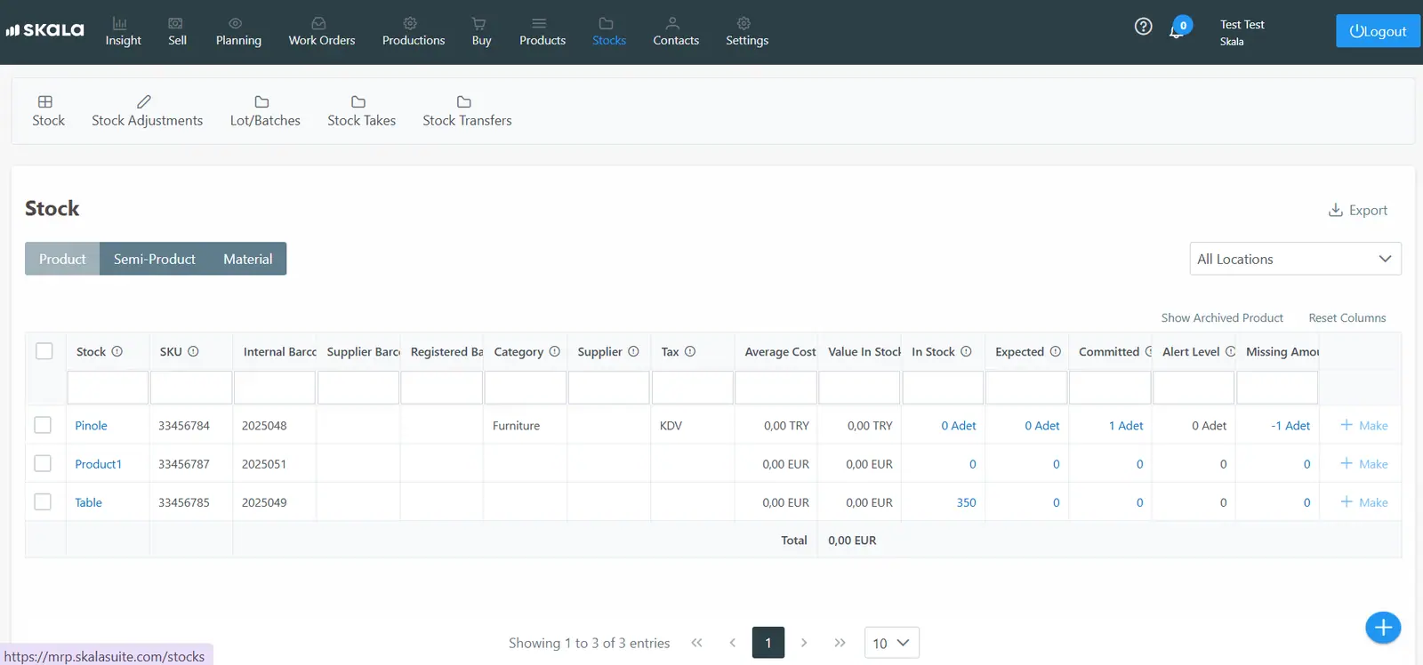 Quickly View and Edit Your Stocks with Skala: The Stocks Screen