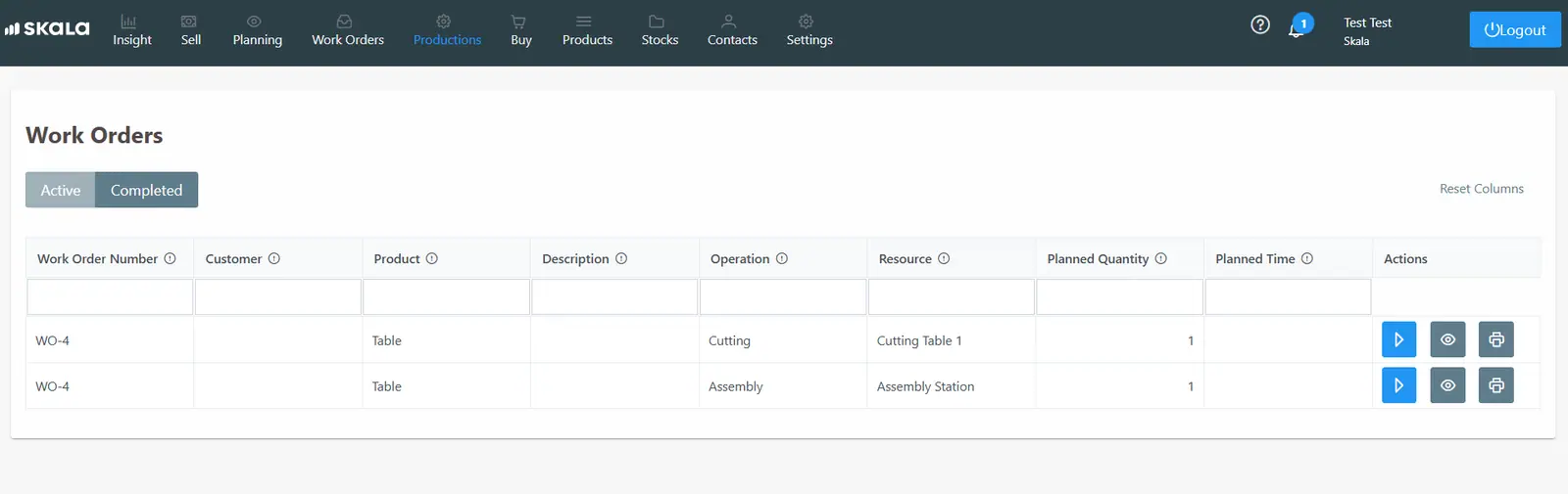 Speed Up Your Production Process with Skala’s Production Screen
