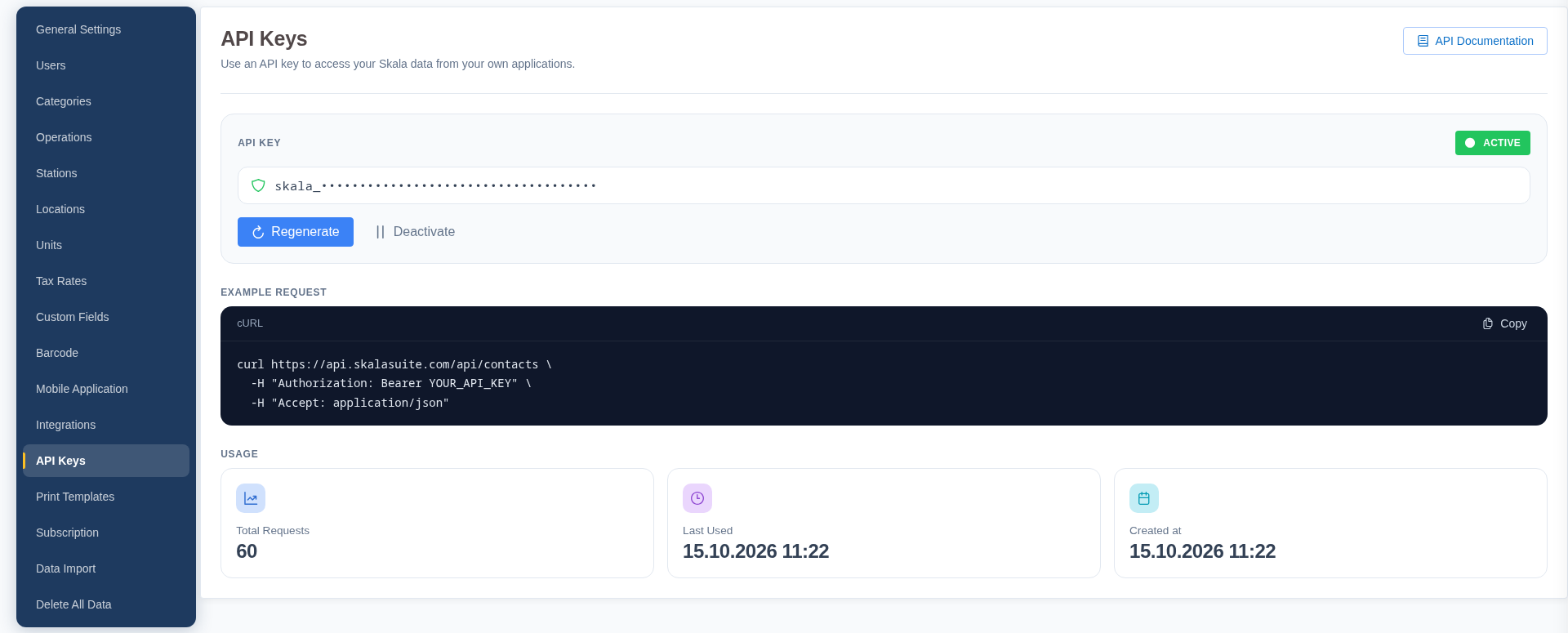 Api Keys