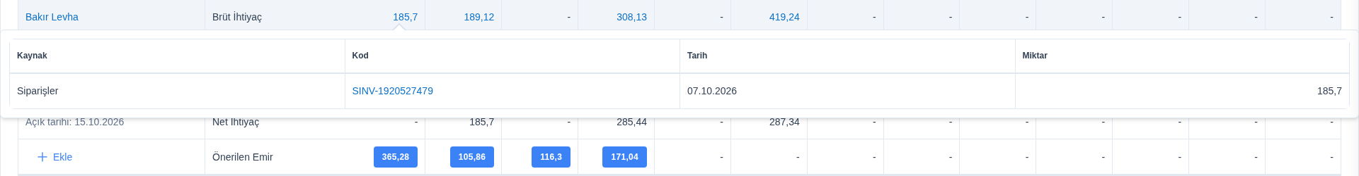 Kayıt detayı