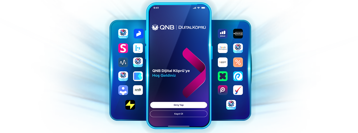 QNB Dijital Köprü mobil ve web uygulaması